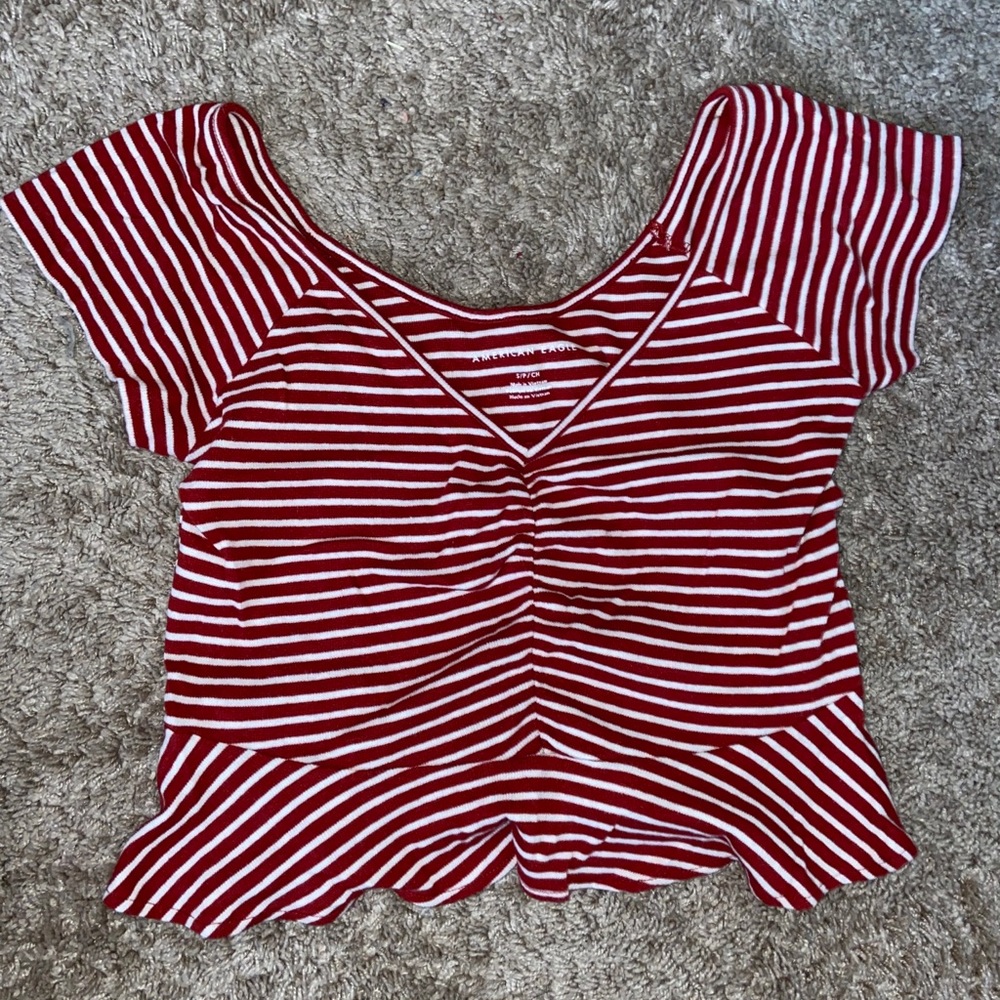 American Eagle Cropped Shirt